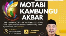 Motabi Kambungu Akbar Digelar Ulang di Monano, Dinas Pendidikan Gorontalo Utara Hadirkan Gerakan Pendidikan dan Inovasi
