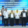 Empat Lembaga di Daerah Perkuat Kepastian Hukum Tanah Wakaf Melalui Perjanjian Kerja Sama