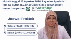 Kabar Gembira Untuk Masyarakat Gorut, Poli Spesialis THT-KL di Rumah Sakit ZUS Layani Pasien BPJS