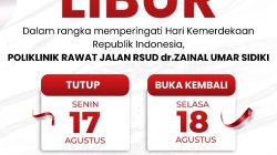 Perayaan HUT RI dan Hari Libur Nasional, IGD RS ZUS dan Unit Layanan 24 Jam Lainnya Tetap Beroperasi