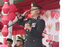 Semarak HUT RI ke 81, Kapolres Gorut: Tanamkan Jiwa Pancasila dan Kobarkan Semangat Persatuan