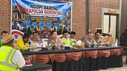 Kapolda Gorontalo Irjen Pol Widodo Ngopi Bareng Bersama Komunitas Ojol dan IPB Provinsi Gorontalo
