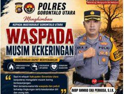 Waspada Bahaya Kebakaran, Polres Gorontalo Utara Keluarkan Imbauan Kepada Masyarakat