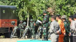 Dandim 1314 Gorut Pimpin Apel Gelar Pasukan, Siaga Antisipasi Karhutla Hadapi Musim Kemarau