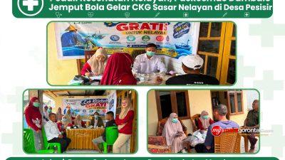 Peduli Kesehatan Nelayan, Puskesmas Dambalo Jemput Bola Gelar CKG Sasar Nelayan di Desa Pesisir