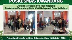 Dukung Program Nasional, Puskesmas Kwandang Gelar CKG Nelayan di Desa Katialada