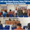 Tomilito Jadi Lokus Rawan Bencana, Dinkes P2KB Provinsi Gelar Sosialisasi Krisis Kesehatan Akibat Bencana