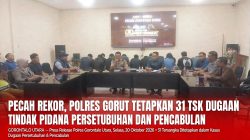 Pecah Rekor! Polres Gorut Tetapkan 31 TSK Kasus Dugaan Tindak Pidana Persetubuhan dan Pencabulan