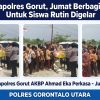 Inovasi Kapolres Gorut, Jumat Berbagi Makanan Untuk Siswa Rutin Digelar